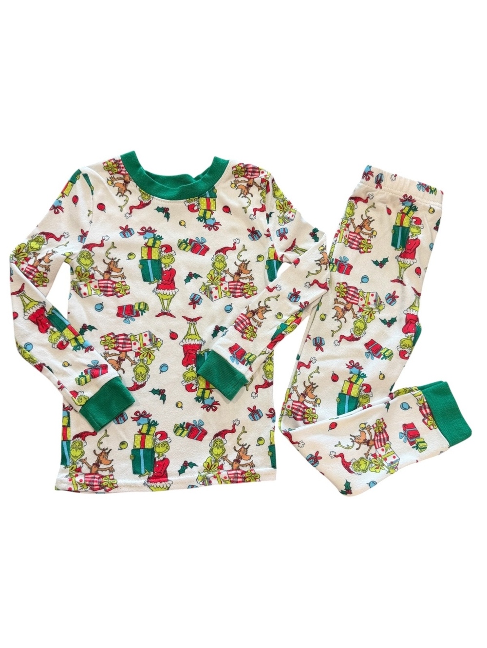 The Grinch 4T Toddler Christmas Pajama Set - 2 Piece Snug-Fitting